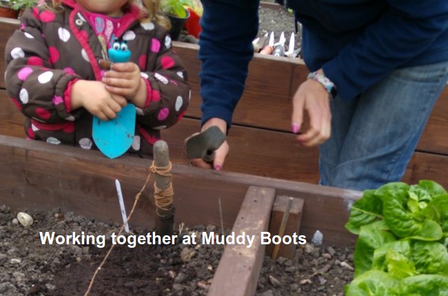 Muddy Boots sharing together image